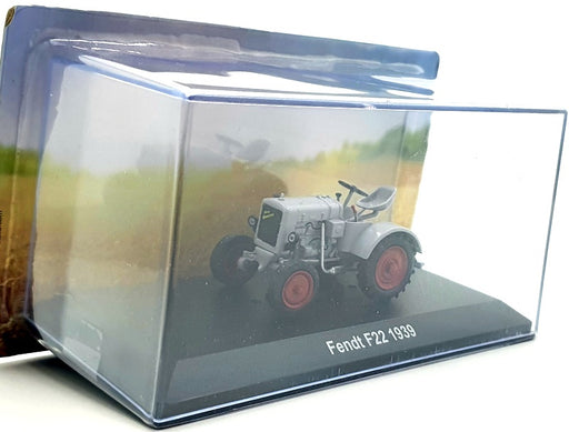 Hachette 1/43 Scale Model Tractor HL48 - 1939 Fendt F22 - Grey