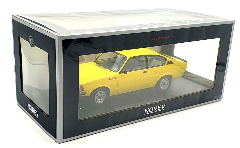 Norev 1/18 Scale Diecast 183655 - 1977 Opel Kadett GT/E - Yellow