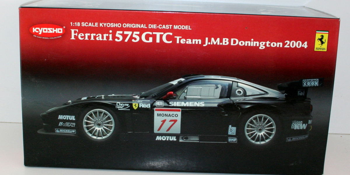 KYOSHO 1/18 - 08393C FERRARI 575 GTC - TEAM JMB