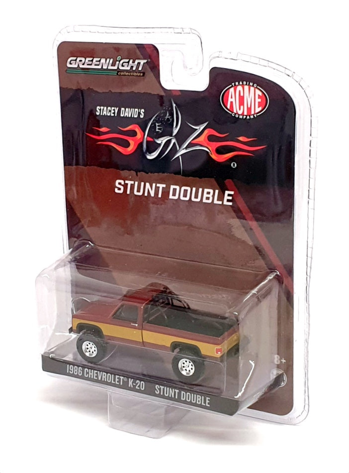 Greenlight 1/64 Scale 51369 - 1986 Chevrolet K-20 Stacey David's Stunt Double