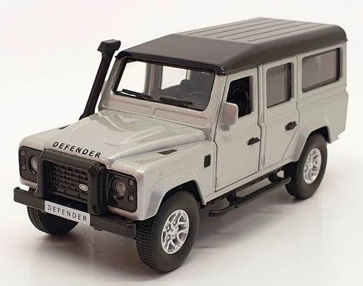 Tayumo 1/36 Scale Pull Back & Go 36100011 Land Rover Defender 110 - Indus Silver