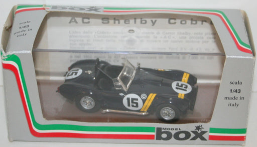 BOX MODEL 1/43 8414 AC SHELBY COBRA SEBRING 1963 #15