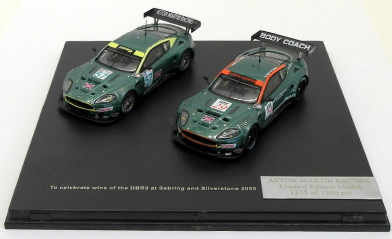 Ixo 1/43 Scale  05-AMR-JT-43 - Aston Martin Racing DBR9 2 Piece Set