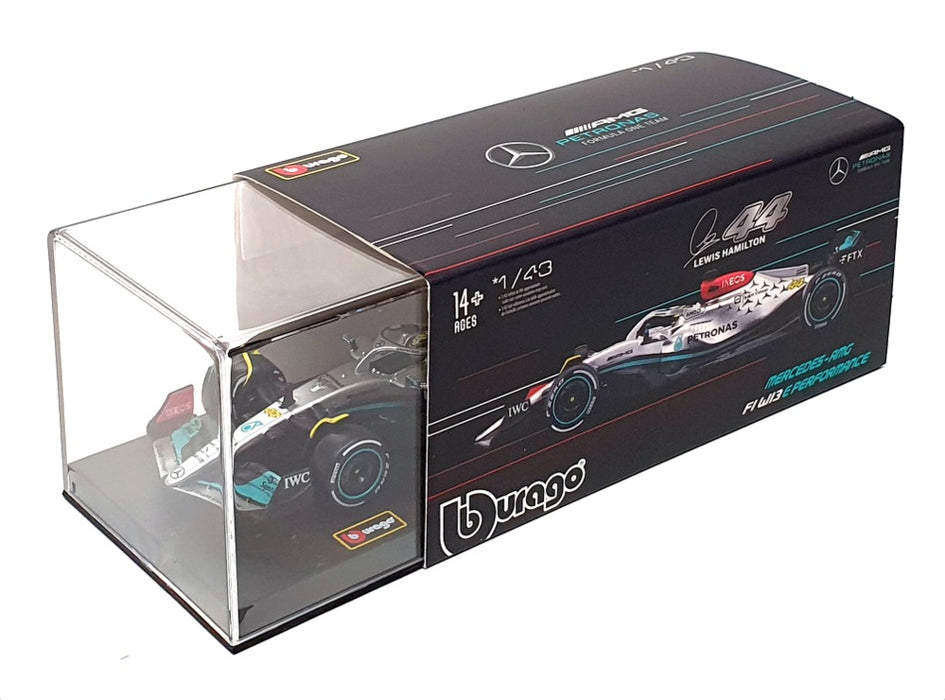 Burago 1/43 Scale 18-38066 - F1 Mercedes AMG W13 E Performance - L. Hamilton