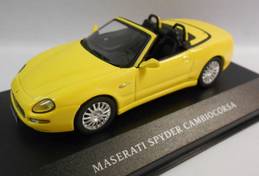 Ixo 1/43 Scale MOC029 MASERATI SPYDER CAMBIOCORSA YELLOW
