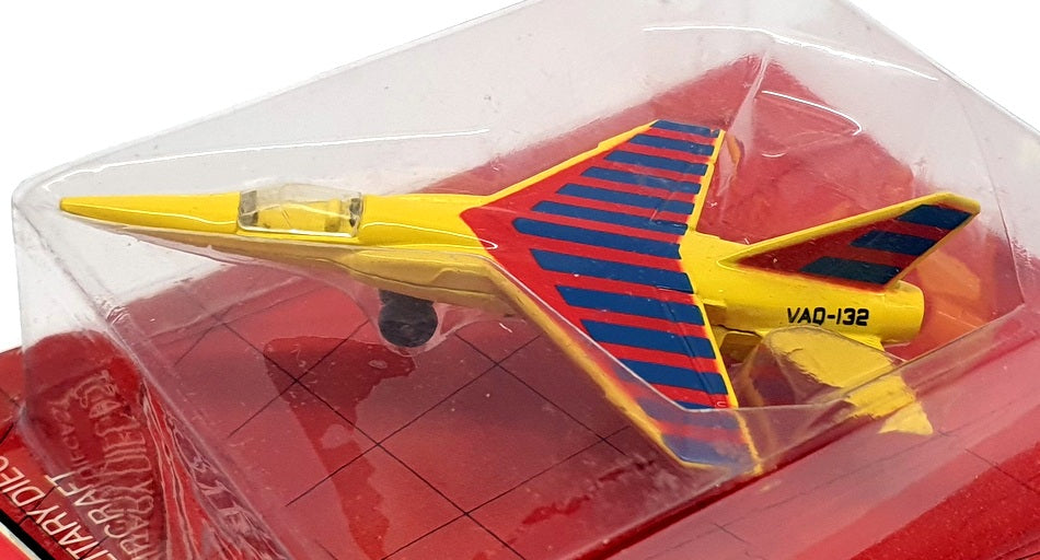 Matchbox Skybusters Appx 9cm Long SB3 - Mirage Fighter Jet - Yellow/Blue/Red