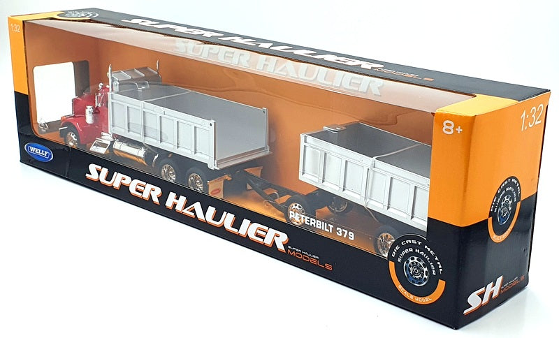 Welly 1/32 Scale Diecast 39944-2G - Peterbilt 379 TIpper And Trailer