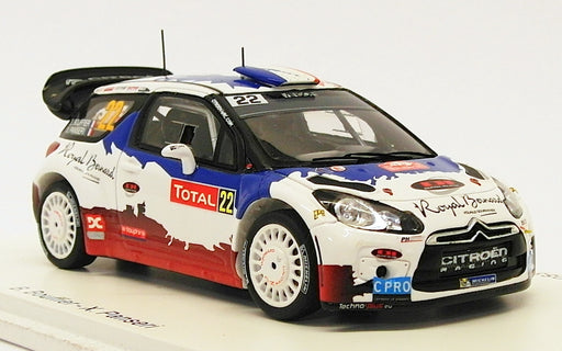 Spark 1/43 Scale S3364 - Citroen DS3 WRC #22 - 5th Monte Carlo 2013