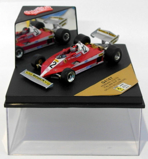 Quartzo 1/43 Scale Q4167 - Ferrari 312 T3 F1 - Italian GP 1978 #12 G.Villeneuve