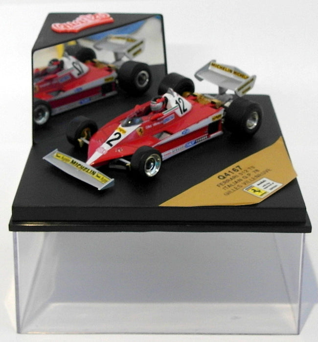 Quartzo 1/43 Scale Q4167 - Ferrari 312 T3 F1 - Italian GP 1978 #12 G.Villeneuve