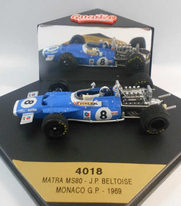 Quartzo 1/43 Scale - 4018 MATRA MS80 JP BELTOISE MONACO GP 1969