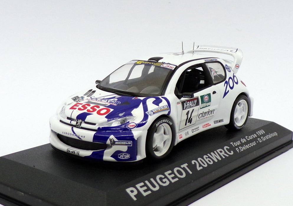 Altaya 1/43 Scale AL121219T - Peugeot 206 WRC - Tour De Corse 1999