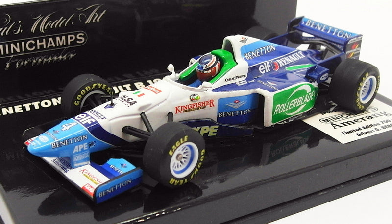 Minichamps 1/43 Scale 430 960054 - F1 Benetton Renault B 196 - G.Berger