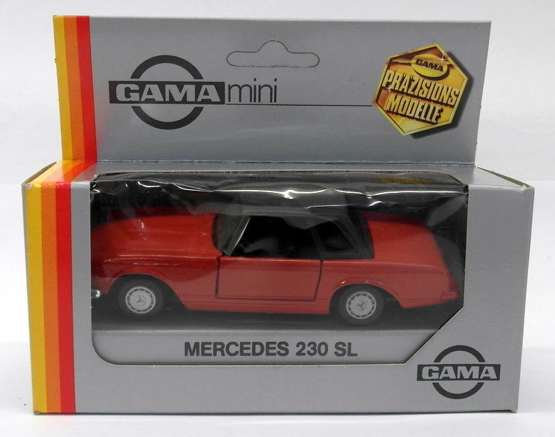 Gama 1/37 Scale Vintage Diecast - 1179 Mercedes 230 SL Red