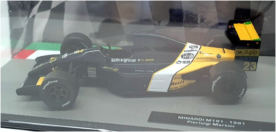 Altaya 1/43 Scale 28522C - F1 Minardi M191 1991 P. Martini - White/Blue/Yellow