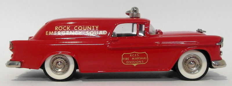 Brooklin 1/43 Scale BRK26A 001  - 1955 Chevrolet Nomad Rock County Fire Vehicle