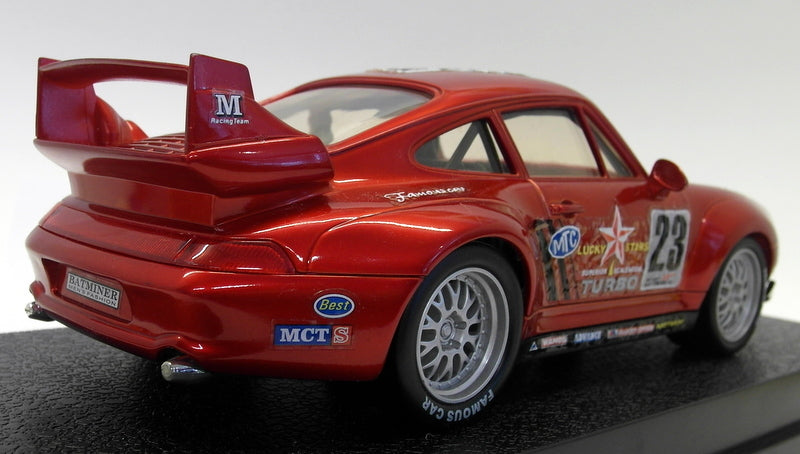 MCT 1/18 Scale Plastic - MCT01 Porsche 911 GT2 #23 Red Race Car