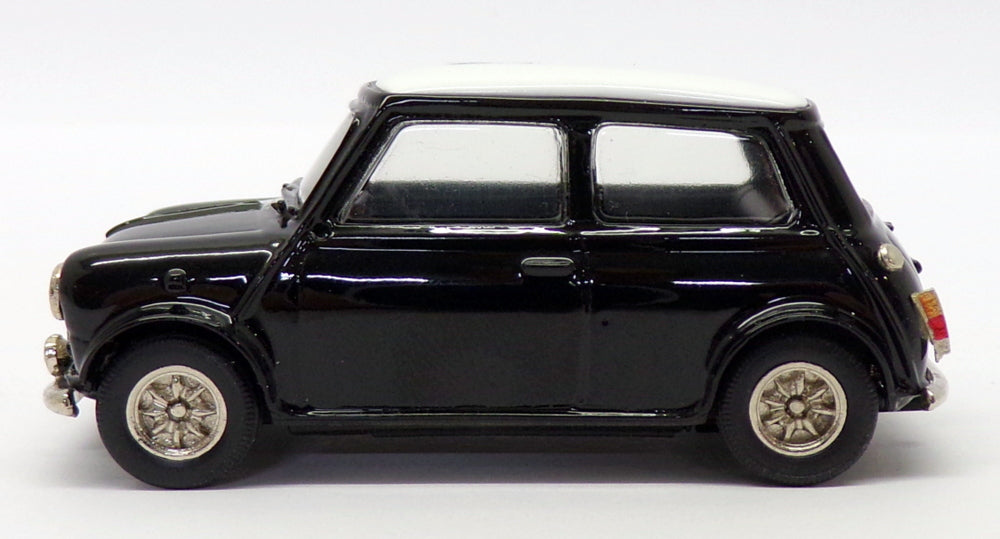 BMC 1/43 Scale BMC191119Z - Mini Cooper With Sunroof - Black/White