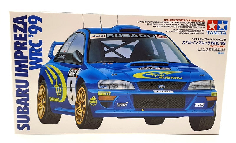 Tamiya 1/24 Scale Model Kit 24218 - Subaru Impreza WRC 1999