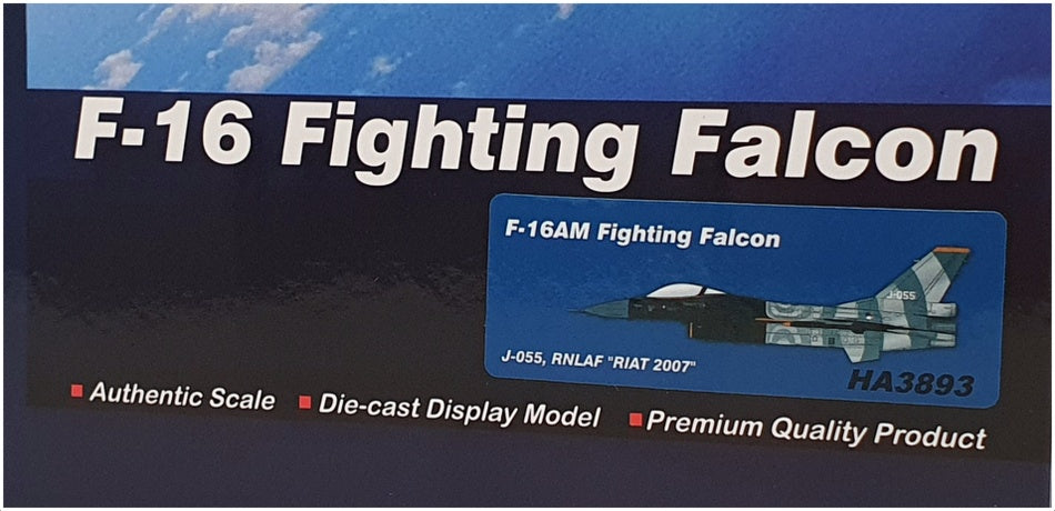 Hobby Master 1/72 Scale HA3893 - F-16AM Fighting Falcon Aircraft