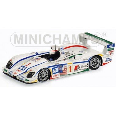 Minichamps 1/43 Scale Model Car 400 051301 - Audi R8 12h Sebring 2005