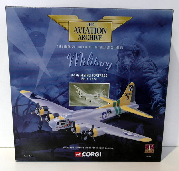 Corgi 1/144 Scale Diecast 48201 B-17G Flying Fortress 'Bit O Lace