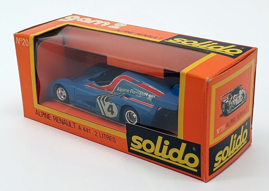 Solido 1/43 Scale Model Car 20 - Alpine Renault A441 2L - Blue