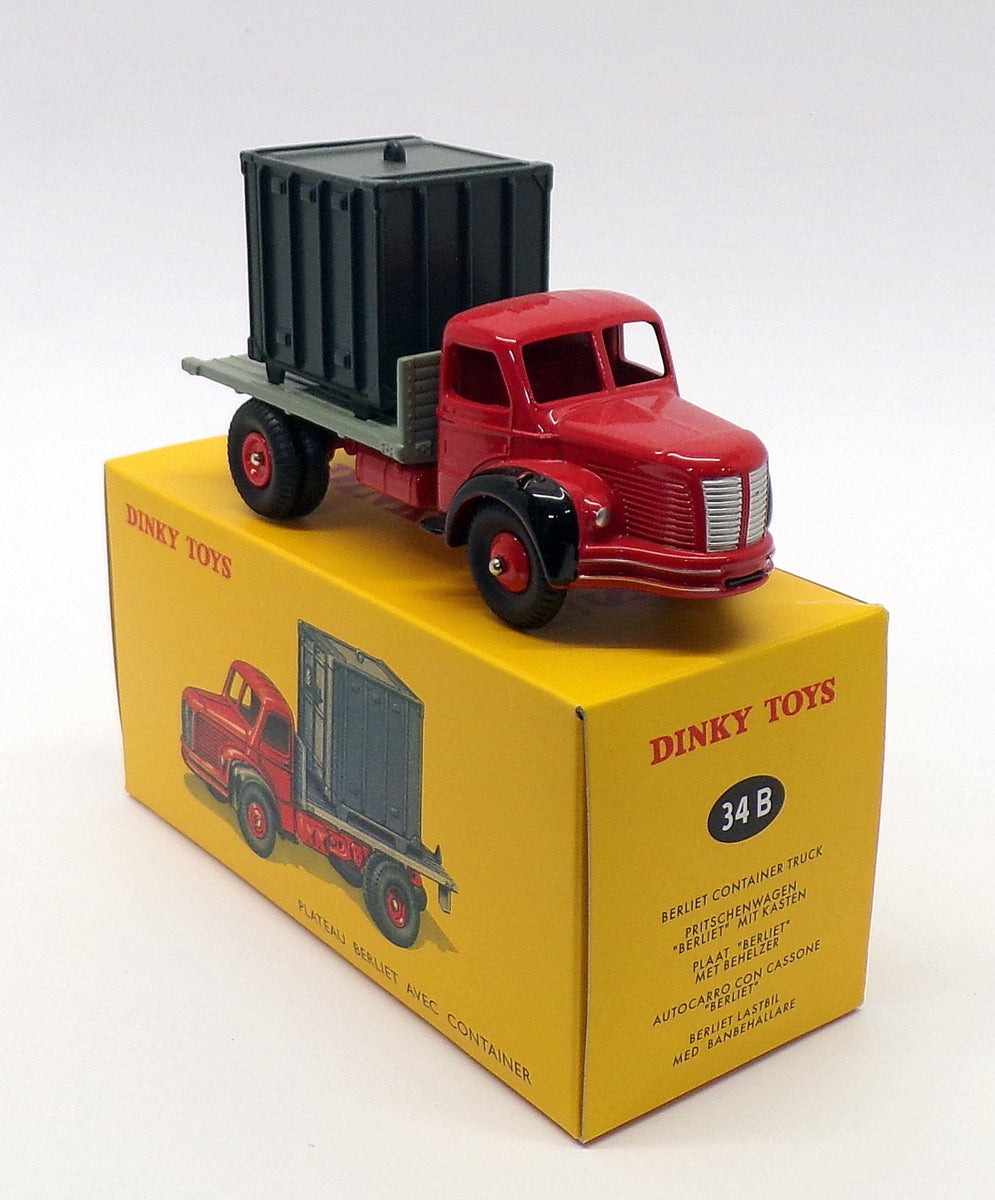 Dinky Toys - 1:43 - ref. 34B Plateau Berliet avec Container - Catawiki Dinky Toys - 1:43 - ref. 34B Plateau Berliet avec Container - Catawiki