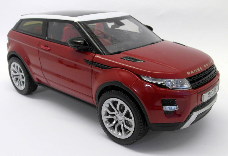 GT Autos / Welly 1/18 Scale Metal Model - Range Rover Evoque - Red