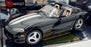 Burago 1/18 Scale Diecast 3365 Dodge Viper RT/10 1993 Black with Silver Stripes