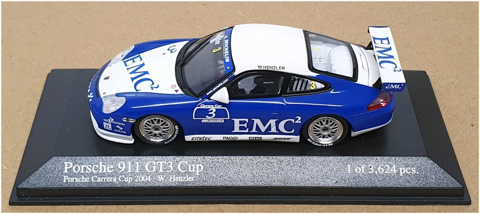 Minichamps 1/43 Scale 400 046203 - Porsche 911 GT3 Cup #3 Carrera Cup 2004