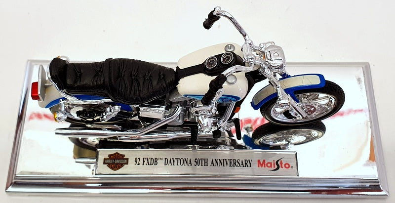 Maisto 1/18 Scale Motorcycle 39371 - 1992 Harley Davidson FXDB Daytona