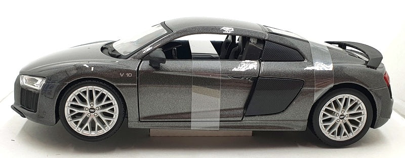 Maisto 1/24 Scale Diecast 31513 - Audi R8 V10 Plus - Grey