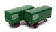Oxford 1/76 Scale 76MH008T - Southern Trailer 2x Petter Oil Engines - Green