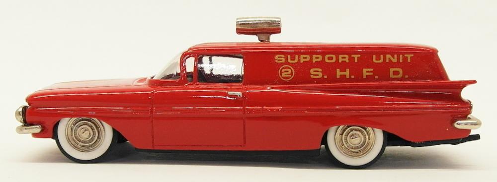 City Limits 1/43 Scale CL1 - 1959 Chevrolet Delivery - Support Unit S.H.F.D.
