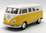 1962 VW Camper - Yellow - Kinsmart Pull Back & Go Metal Model Car