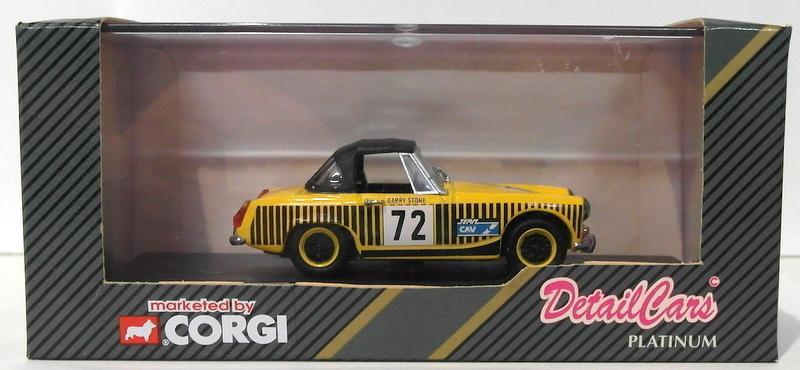 Detail Cars 1/43 Scale Diecast ART428 - MG Midget MkIV #72 - Yellow