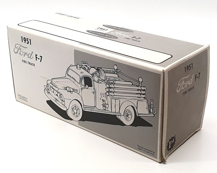 First Gear 1/34 Scale 19-1905 - 1951 Ford F-7 Fire Truck - NY State Thruway