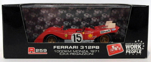 Brumm Models 1/43 Scale R259 - Ferrari 312 PB 1000km #15 Monza 1971
