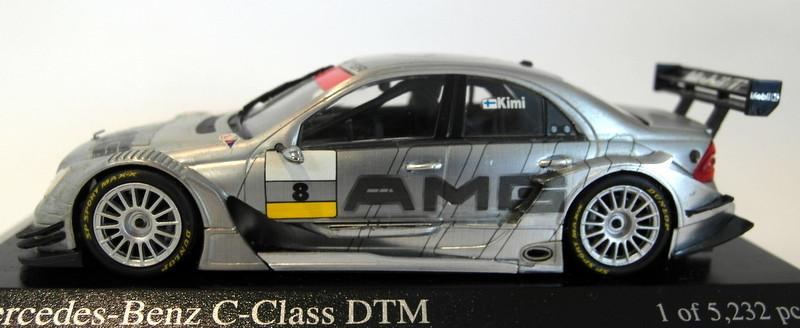 Minichamps 1/43 Scale diecast 400 043498 Mercedes C Class DTM 2004 Team DTM Test