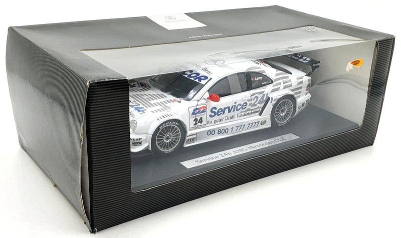 Maisto 1/18 Scale Diecast B6 696 2121 - Mercedes AMG CLK Service 24H Lamy