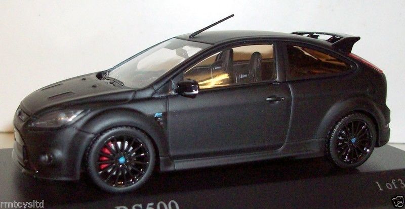 MINICHAMPS 1/43 - 400 088104 FORD FOCUS RS500 2010 - MATT BLACK