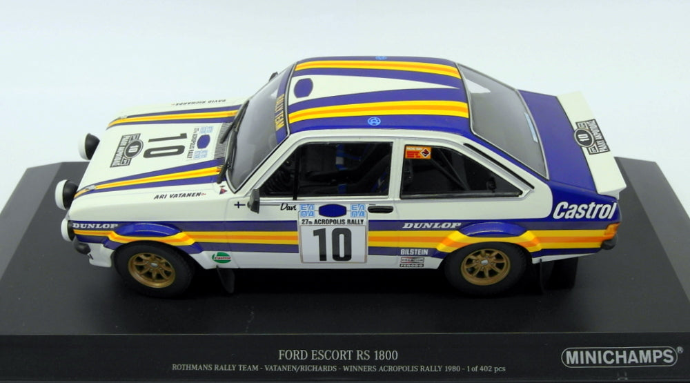 Minichamps 1/18 Scale 155 808710 - Ford Escort RS 1800 - Acropolis Rally 1980