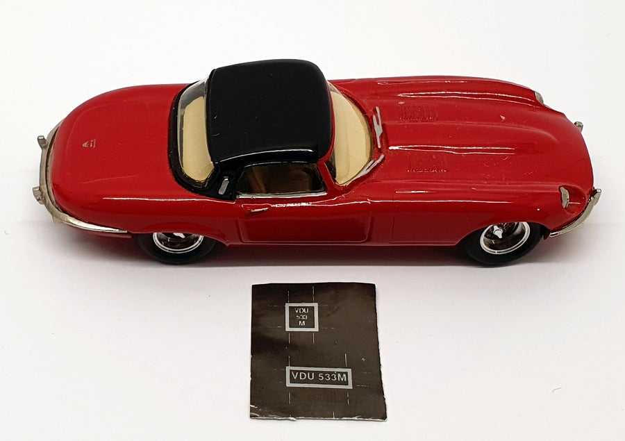 Milestone Miniatures 1/43 Scale JW1 - 1973 Jaguar E-Type V12 - Red