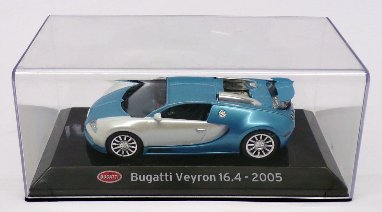 Altaya 1/43 Scale AL12319K - 2005 Bugatti Veyron 16.4 - Blue/Grey