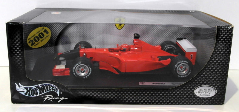 Hot Wheels 1/18 Scale 50202BN Schumacher Ferrari F2001 Black Nose vers Sept 11