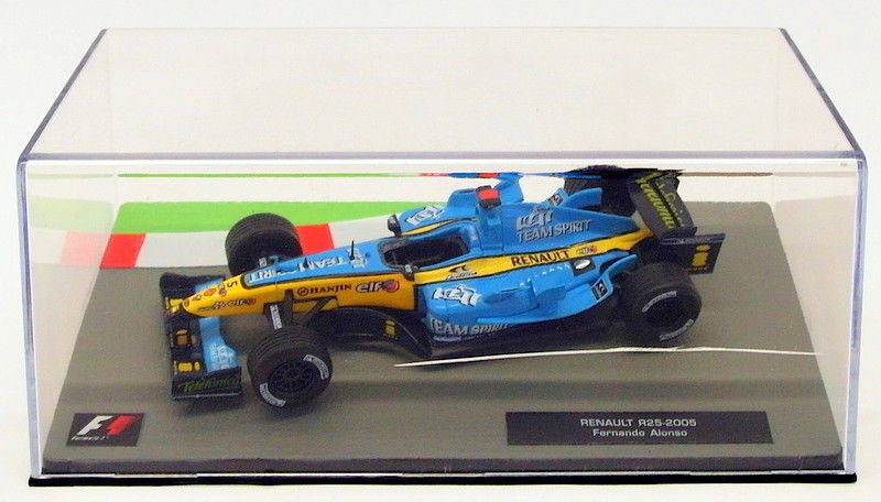 Altaya 1/43 Scale Model Car 23318A - F1 Renault R25 2005 - Fernando Alonso