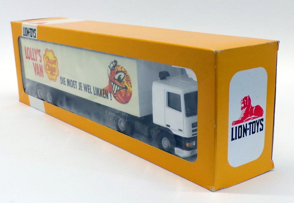 Lion Toys 1/50 Scale Model No.36 - DAF 95 Truck & Trailer - Chuppa Chups