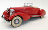 Danbury Mint 1/24 Scale Diecast - 1934 Packard V-12 LeBaron Speedster red + Case