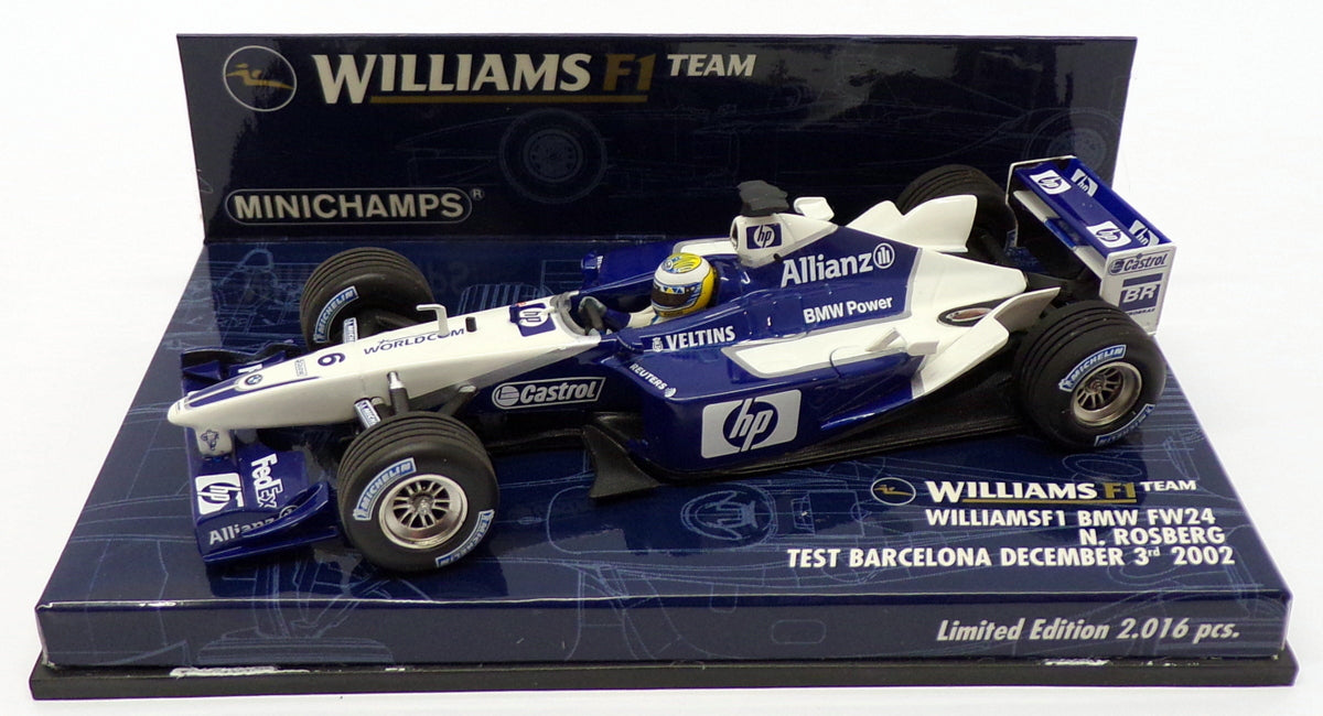 Minichamps 1/43 Scale 400 020099 - F1 Williams BMW FW24 - N.Rosberg
